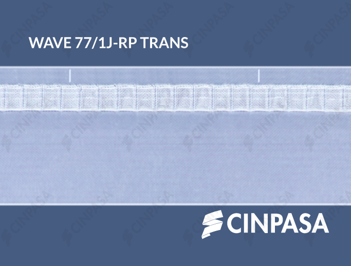  Cinta Onda Perfecta con 1 Bolsa tipo J y Marcas Transparente 